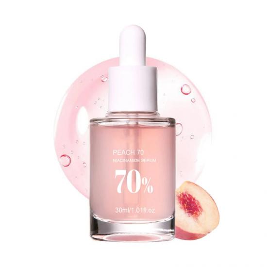 Anua Peach 70% Niacinamide Serum za tamne fleke i ujednačen ten 30ml