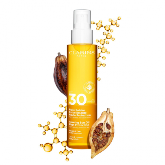 Clarins Glowing Sun Oil SPF 30 150ml