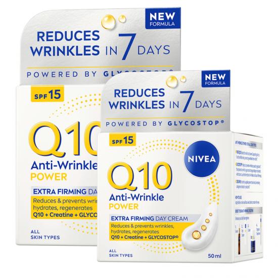 Nivea Q10 Power dnevna krema protiv bora sa SPF15 50 ml [KOMPLET 2kom]