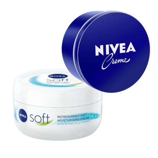 Nivea Soft krema 200ml + Nivea krema 250ml [KOMPLET x2kom]
