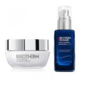 Biotherm Cera Repair Barrier Cream + Biotherm Homme Force Supreme Blue Serum LP-XR