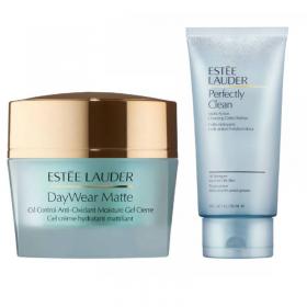 Estee Lauder DayWear Matte Moisturizer Oil-Control Anti-Oxidant Moisture Gel Creme + Estee Lauder Perfectly Clean Multi-Action Cleansing Gel