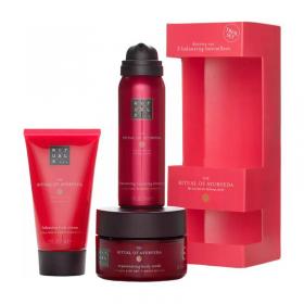 RITUALS AYURVEDA SET BODY SCRUB  125GR+BODY CREAM 70ML+FOAMING SG 50ML