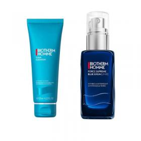 Biotherm Homme T-Pur Cleanser MEN + Biotherm Homme Force Supreme Blue Serum LP-XR