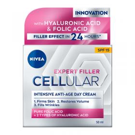 Nivea EXPERT FILLER CELLULAR anti-age dnevna krema, SPF 15, 50 ml