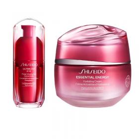 Shiseido Essential Energy Hydrating Cream and Ultimune Eye Power Infusing Eye Concentrate